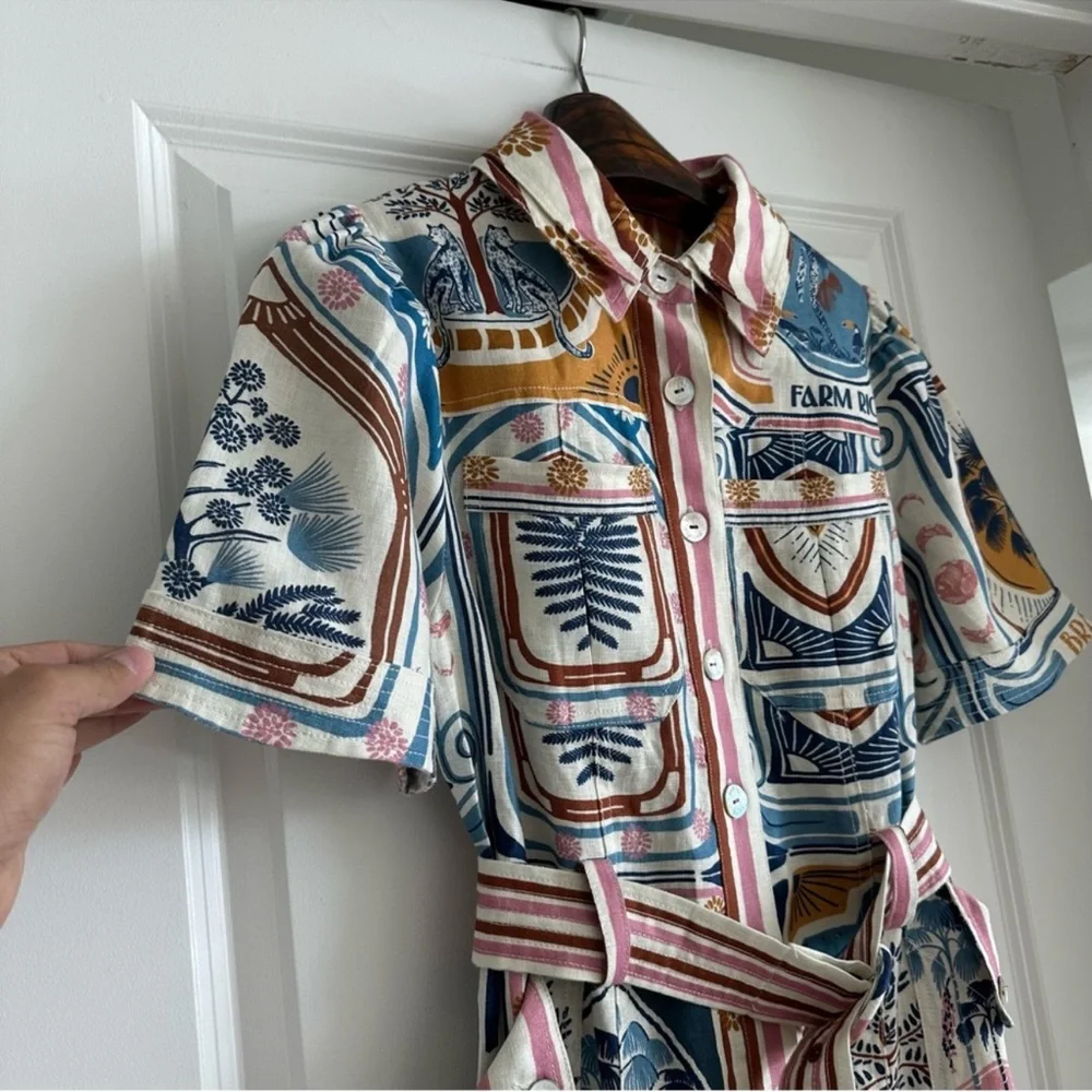 FARM Rio Multicolor Patterned Mini Dress - Picture 2 of 10